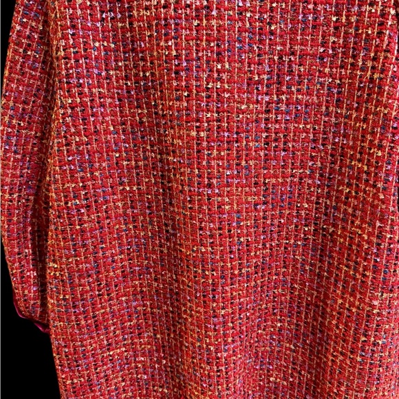 Buffalo David Bitton Women's Red Tweed Blazer - Picture 4 of 4